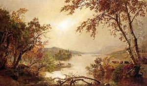Greenwood Lake I by Jasper Francis Cropsey