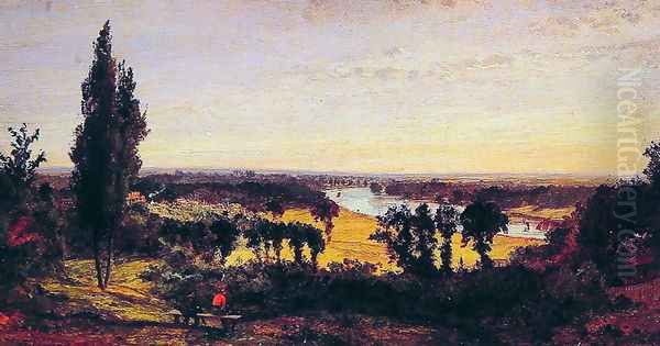 Richmond Hill and the Thames, London - view 1