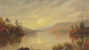 Greenwood Lake, New Jersey I by Jasper Francis Cropsey