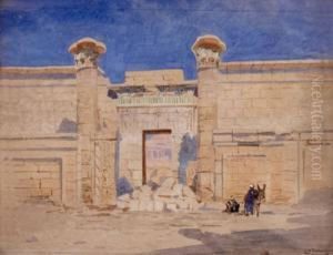 Tempelmauern Von Lahore, Agypten