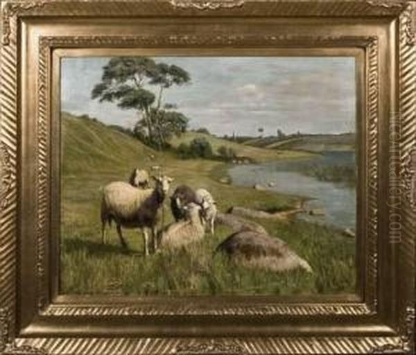 Fischer, Dutch Sheep In A Land - view 1