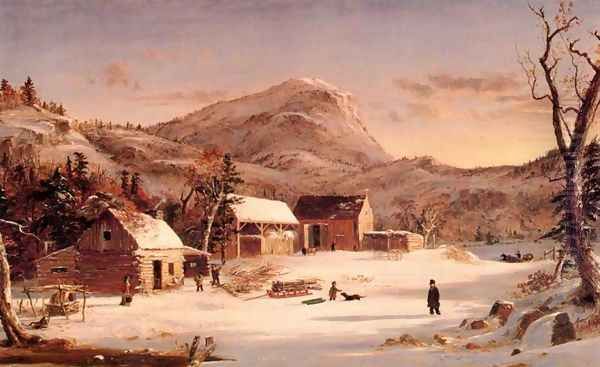 Winter in the Rockies - view 1