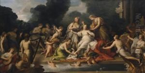 La Toilette De Psyche by Fedele Fischetti