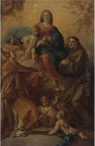 The Madonna And Child With Saints Anthony Of Padua And Januarius The Madonna And Child With Saints Anthony Of Padua And Januarius