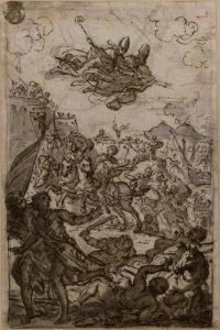 Two Bishops Intervening In A Battle