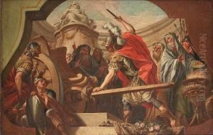 Alexander Cutting The Gordian Knot
