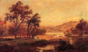 By the Lake by Jasper Francis Cropsey
