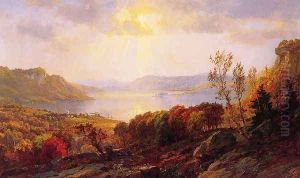 On the Hudson near West Point by Jasper Francis Cropsey