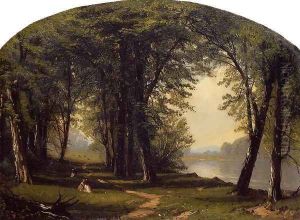 Promenade on Ring Rock by Jasper Francis Cropsey