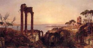 The Bay of Naples by Jasper Francis Cropsey