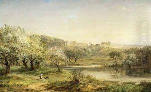 Spring, Chenango Valley by Jasper Francis Cropsey