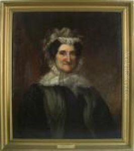 Pair Of Oil On Canvas Portraits Of Daniel Lathrop Coit And His Wife Elizabeth Of Norwich