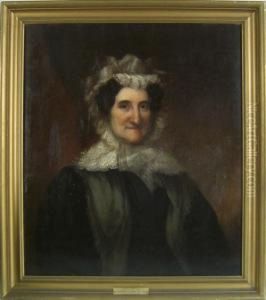 Pair Of Oil Oncanvas Portraits Of Daniel Lathrop Coit And His Wife Elizabeth Ofnorwich