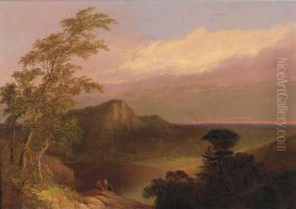 Indians At Sunset - view 1