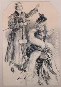The Audition by Harrison C. Fisher