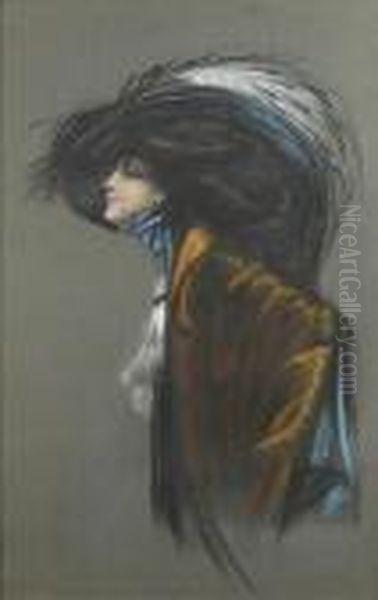 Woman In A Hat - view 1