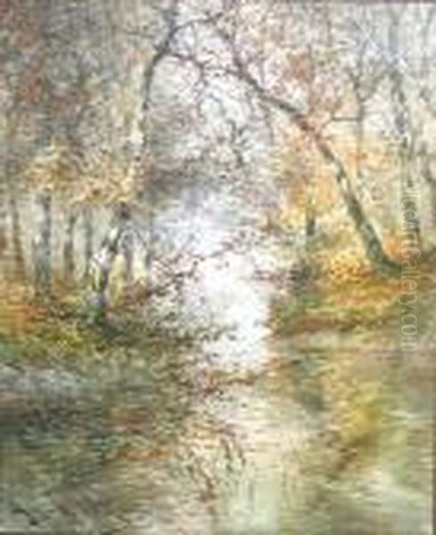 An Autumn River Scene - view 1
