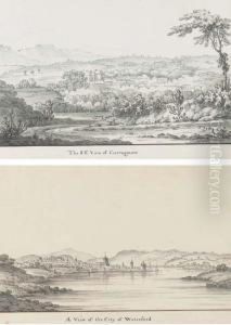 An Album Of Eight Views Of Curraghmore House by Jonathan Fisher