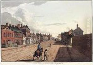 South View Of Dunstable, Bedfordshire by Thomas Fisher