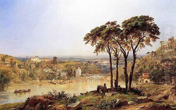 Summer, Noonday on the Arno - view 1