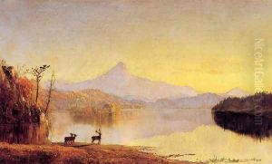 Lake Scene, Mount Chocorua by Jasper Francis Cropsey