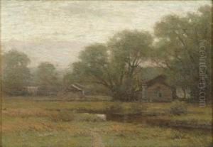 Houses By A River by William Crothers Fitler