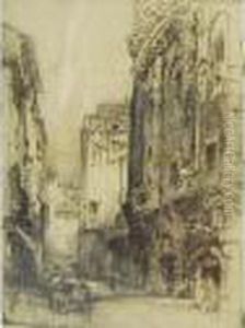 The Theatre Of Marcellus,rome by E. Hedley Fitton