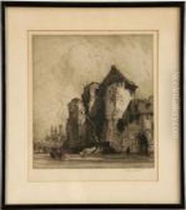 St. Andrew's Castle, Fife by E. Hedley Fitton
