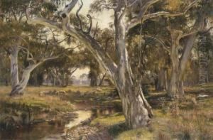 Where The Streamlet Gently Glides Beneath The Sylvan Shade by Florence Fitzgerald