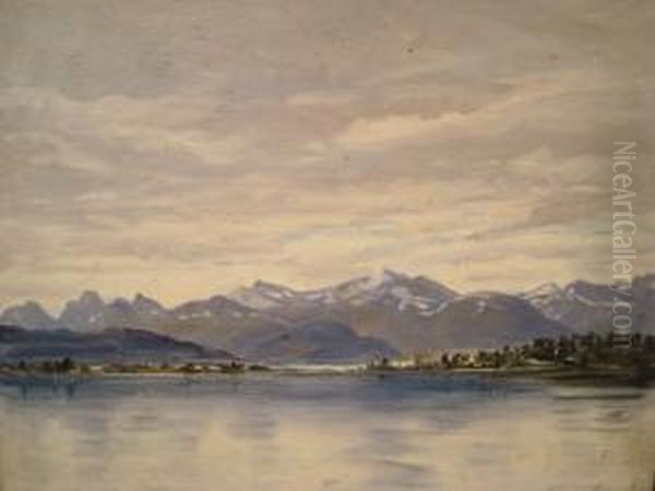 Norway , From Molde Looking Across Fjord - view 1