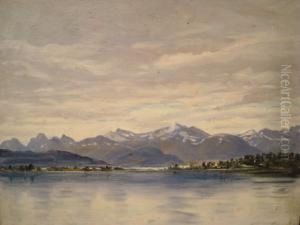 Norway , From Molde Looking Across Fjord by Frederick R. Fitzgerald