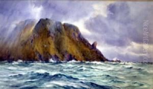 The North Cove, Cap, Norway Signed 17.5 X 30in