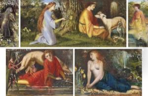 Echo And Narcissus by John Anster Fitzgerald