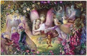 Titania And The Changeling Child - A Midsummer Nights Dream by John Anster Fitzgerald