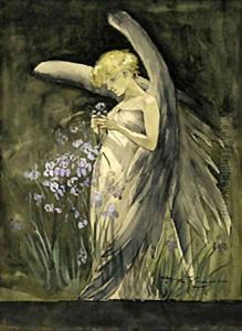 Fairy in Irises 1888