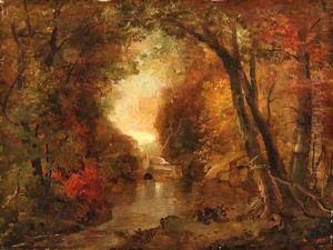 Autumn Scene by Jasper Francis Cropsey