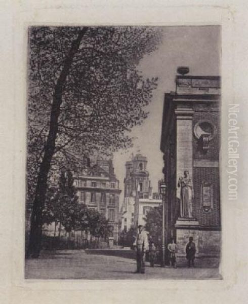Vue Prise Dans Le Jardin Du Luxembourg - view 1