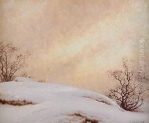 Vinterlandskap by Gustaf Fjaestad