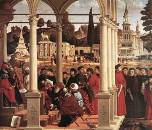Disputation of St Stephen 1514 by Vittore Carpaccio