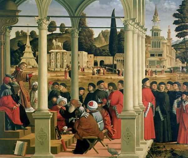 Debate of St. Stephen, tempera on canvas, 1514 by Vittore Carpaccio
