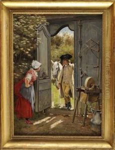 Le Rendez-vous by Francois Flameng