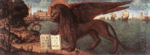 The Lion of St Mark 1516 by Vittore Carpaccio