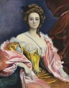 Portrait De L'actrice Cecile Sorel