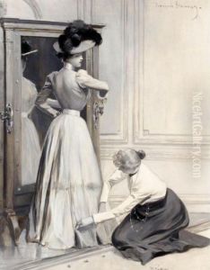The Finishing Touch by Francois Flameng