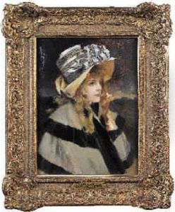 Portrait De Madame Alfred Stevens Portrait De Madame Alfred Stevens