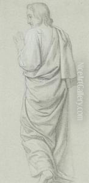 Standing Figure Of Christ Seen From Behind - view 1