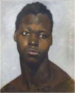 Tete D'africain by Hippolyte Flandrin