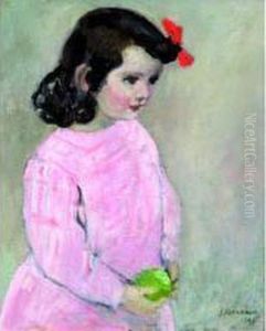Portrait De Pierrette Lizambert, Niece Du Peintre.
