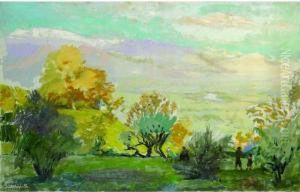 Corenc, Lumiere Dete Sur La Vallee. by Jules Flandrin