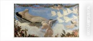 Le Char De L'amour Et Cupidon